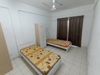 BILIK MURAH SELESA|Zero Deposit|Pangsapuri Saujana Gombak|Inc Api&Air