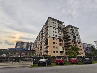 Untuk Disewa Blok Anggerik Apartment Taman Tun Teja Rawang Selangor