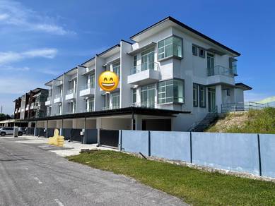 Kitang Heights two storey intermediate terrace house with sub-basement