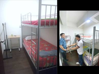 Fully Furnished Twin Room with Aircond in Cheras, Walking Distance MRT