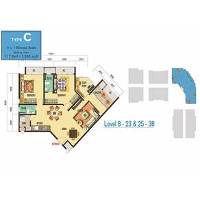 LEVEL 38 Atlantis Residences 👇Pls Read Description👇 | Sila Baca Info