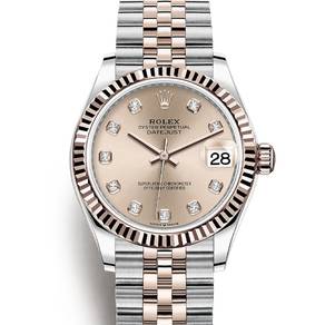 NEW Rolex Datejust 31mm Pink 10 Diamond 278271