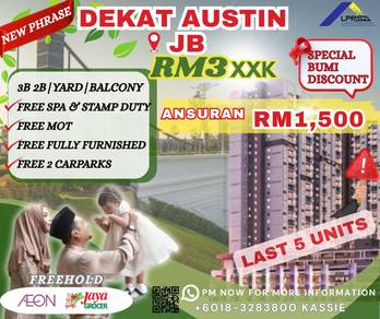LOW DENSITY|JBtown 3R2R|RM1600/MTH|FreeMO|Bumilot|cashback|readyunit