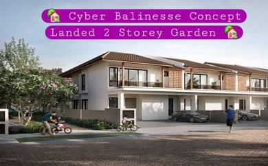 TERMURAH CANTIK 🔥‼️ 2 Storey Link House Balinese Lakeside Cybersouth