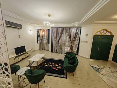 Double Storey Semi D , Jalan Layang , Taman Perling , Fully Furnished