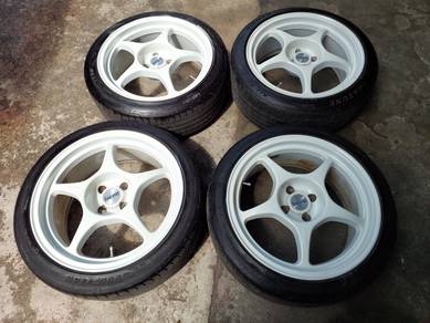 Rim 17 ENKEI RP01 Siap tayar ALZA ALMERA YARIS