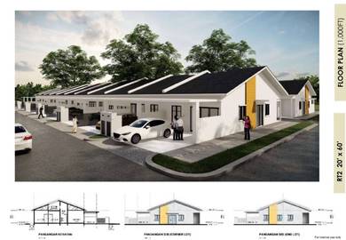 Murah, Rumah Teres 1 Tingkat, Taman Pongsu Perwira @ Alor Pongsu
