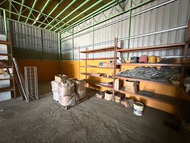 Menggatal Warehouse | With small office | Mainroad | Mezzanine Floor