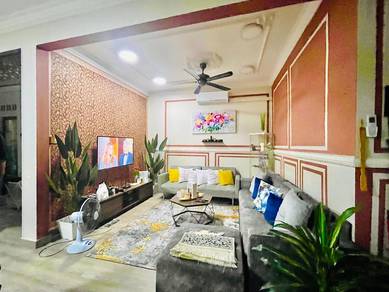 [FULL RENO, NEAR SEKOLAH] 1 Storey Tmn Amansari Rahman Putra Sg Buloh