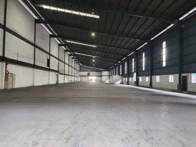 Telok Panglima Garang Semi-D Factory 52sqft 200 AMP Gas Pipe Availabe