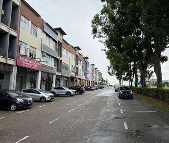 Kempas Utama fully tenanted 3 storey shoplot for sale