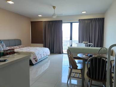Trefoil Setia Alam Furnished with bed, aircond, kitchen cabinet,sofa