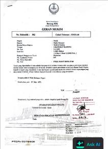 Tanah kebun untuk dijual