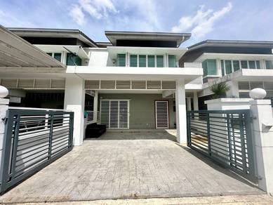 Facing OPEN Lavender Superlink House 26x80ft, Denai Alam Elmina