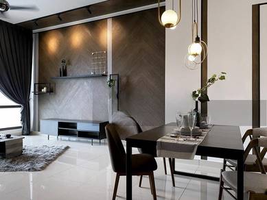 The park sky Bukit jalil 1061sf 3R2B ID designed Fully furnished