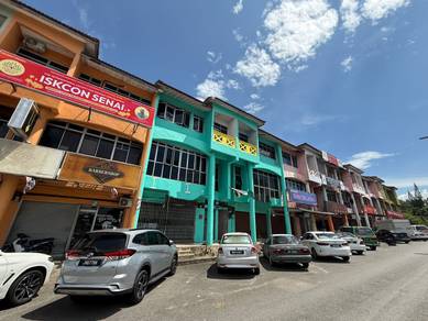 Senai Utama Three Storey Shoplot 22x75sqft Facing Main Road