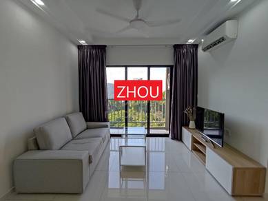Tri Pinnacle, Fully Furnished Renovated, 2 Carpark, 850sf, High Floor