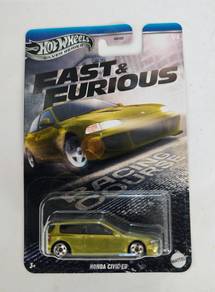 Hot Wheels Honda Civic EG silver series racing