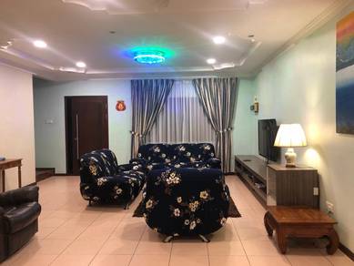 2 storey terrace/ for rent/ Fully furnished/ 4b3b/ good unit