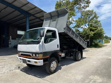 4x4 13 Kaki Mitsubishi FG437 Steel Tipper For Sell