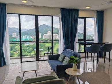 GOLF COURSE VIEW 1528sf MUZE HUNZA Full Furnished @ Bayan Baru Lepas