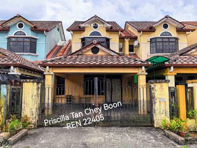 Big double storey house for rent, Matang Jaya, 2 tingkat besar disewa