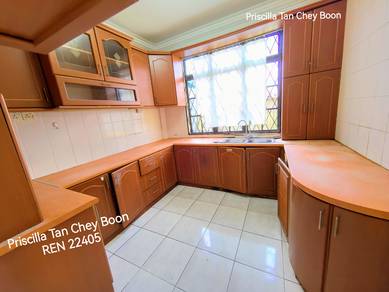 Big double storey house for rent, Matang Jaya, 2 tingkat besar disewa