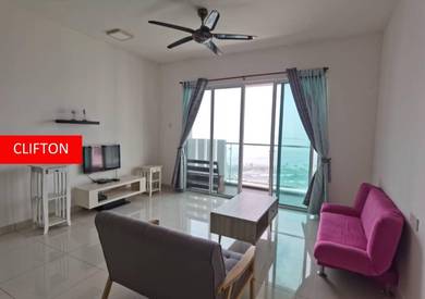 Vertiq 1281sqft High Floor Full Furnish 2 Carpark Gelugor