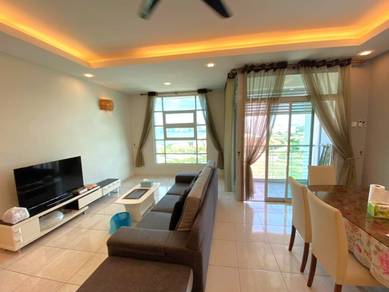 Nice & fully furnished unit, high floor with sea view!