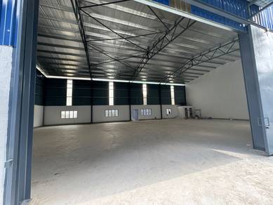 (New) Warehouse with KM Title Kampung Baru Sungai Buloh for Rent