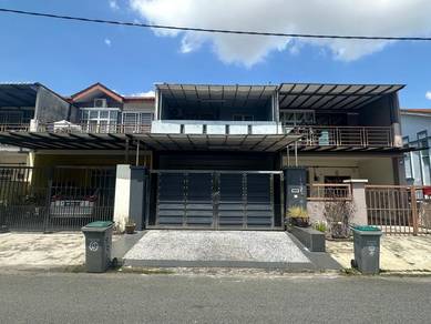 Senai Taman Scientex Double Storey Terrace Unblock Full Loan Good Cond