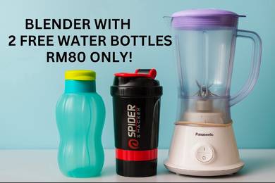 promosi terhad blender + 2 botol air percuma