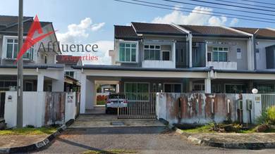 Double Storey Corner House for sale.