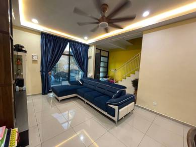 Bandar Seri Alam, Citrine, 2 Storey End Lot With 10ft Land, Unblock