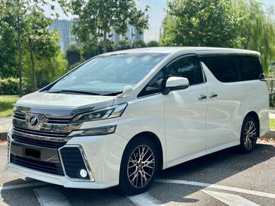 Toyota VELLFIRE 2.5 X (8 SEATER) UP TO 5Yr WARANTY