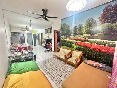 BOOKING 1K🔥NEGO GROUND FLOOR Cemara Apt Sri Permaisuri