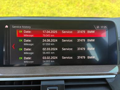 Bmw X3 2.0 xDRIVE30i LUXURY Full Service Recd