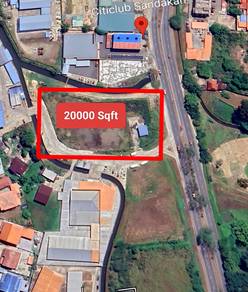 Sandakan Land With Warehouse For Rent