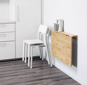 wall mounted drop-leaf table
