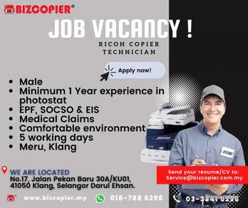Ricoh Copier Technician Wanted