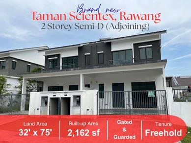 Semi-Detached House, Gated & Guarded Rawang Taman Scientex