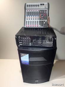 KA-8900 Mixer + 15” 300W PA Speaker Complete Pack!