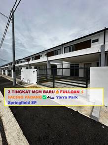 2 TINGKAT MCM BARU🔥FACING PADANG✅FULLOAN⚡4🛏️ Yarra Park Springfield