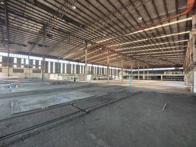 Heavy Industry With Gas High Roof Big Land Factory Melaka Tengah Sale