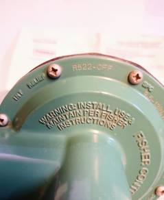 Fisher Controls Low Pressure LP-Gas Regulator Type