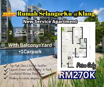 New 2Room1Bath Rumah Selangorku In Klang Town