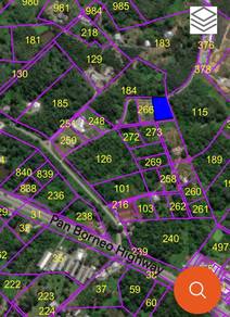 Nice Hilly Durian farm land at 34th miles Kuching/Serian road