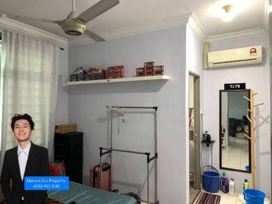 Angkasa Apartment Phase 1 • Menggatal • 3R2B • Fully Furnished • SALE
