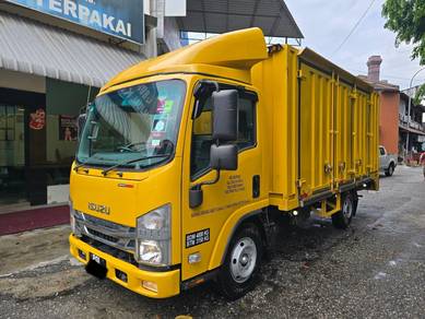 2022 Isuzu NPR77UHE 3.0 (M) 14 Kaki Container Box