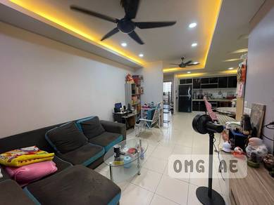 Fully Renovated Seri Kasturi apartment Setia Alam 100% loan